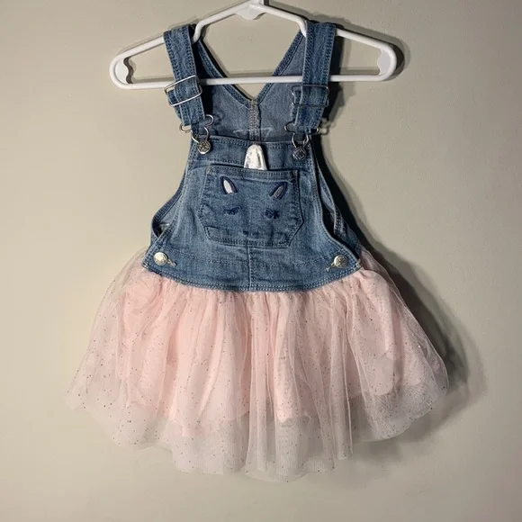 Carter's | Dresses | Toddler Girl Unicorn Overall Tutu Dress Size 8 Months  | Poshmark